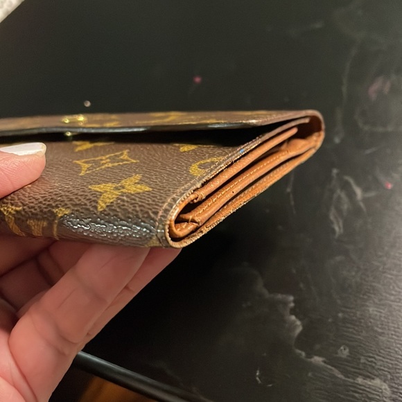 💯Louis Vuitton  LV mono Trifold wallet #2 medium size - Picture 4 of 9